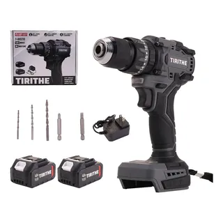 Parafusadeira Furadeira Impacto Brushless 2 Bateria 48v 10mm Cinza-escuro 127/220v