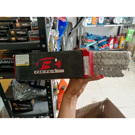 Cadena Reforzada Para Moto Marca Bera Original 428h - 128 L