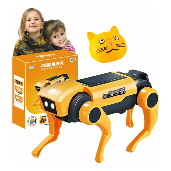 Robot Perro Gato Solar Juguete Ciencia Educativo Para Armar