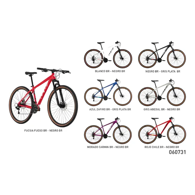 Bicicleta Rin 29 Montañera Gw Monkey Freno Mecanico 7x3 Mtb