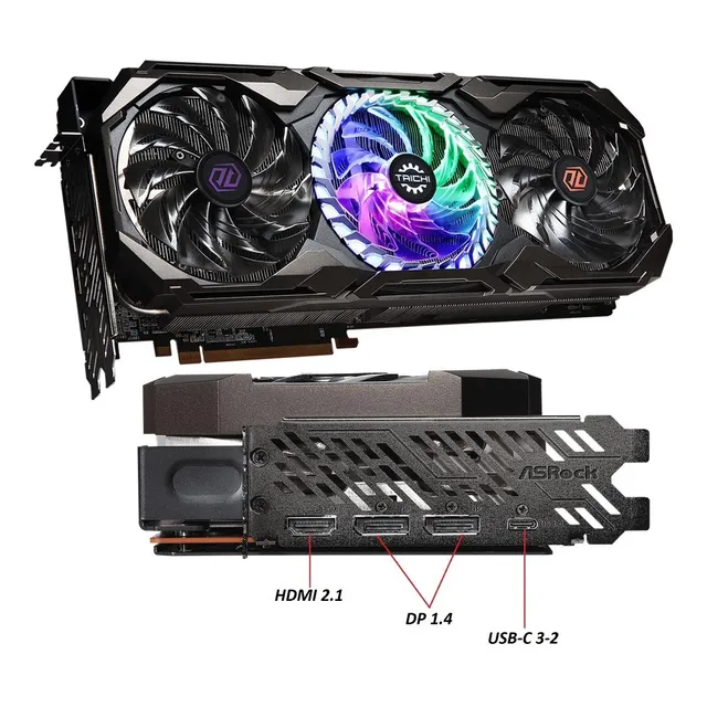 Video Asrock Radeon Rx 6800 Xt Taichi, 16gb Gddr6 256 Bits