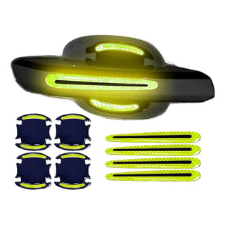 Pegatina Sticker Engomada Fosforescente Para Coche 8pz Pegatina Sticker Engomada Fosforescente Para Coche 8pz