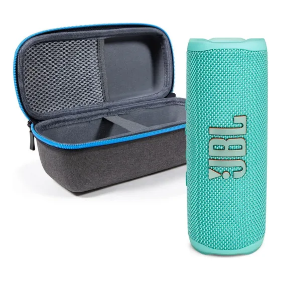 Alto-falante Bluetooth Portátil Jbl Flip 6 Há Mais De 70 Anos Verde-azulado