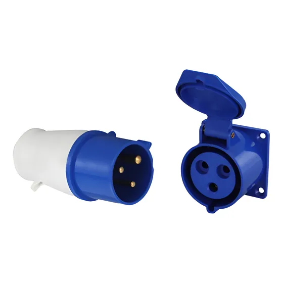 Conector Industrial H/m De 32a 3 Pines Centro De Carga
