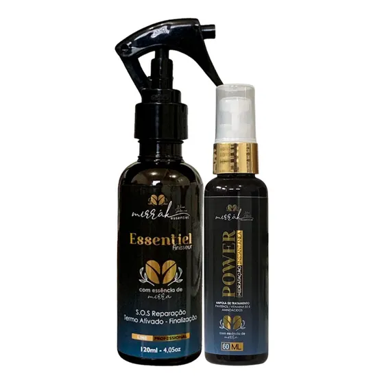 Kit Essentiel Mirrah 120ml + Ampola 60ml Reconstroi Hidrata