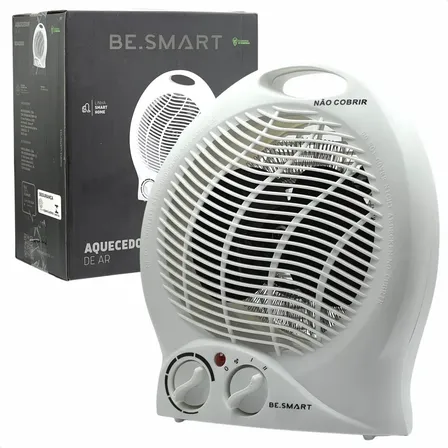 Aquecedor Elétrico Ventilador Desumificador Portátil 2000w Branco 220v