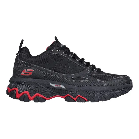 Tenis Hombre Skechers Arch Fit  Akhidime - Negro-rojo      
