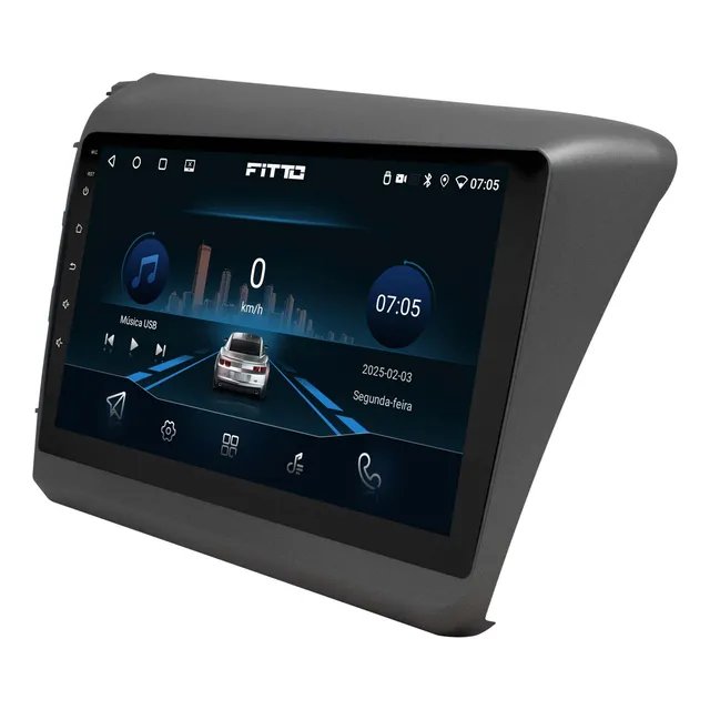 Multimidia Civic G9 12/16  Android 14 2gb 64gb Carplay 9p