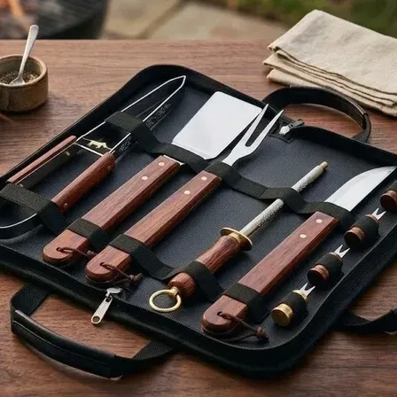 Foto de 360 Kit Churrasco Conjunto Talhes Para Churrasco