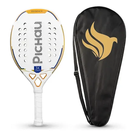 Raquete Beach Tennis Pichau Venice Beach, Carbono 3K, EVA 15, Leve 310 a 320g, Alto Confo…