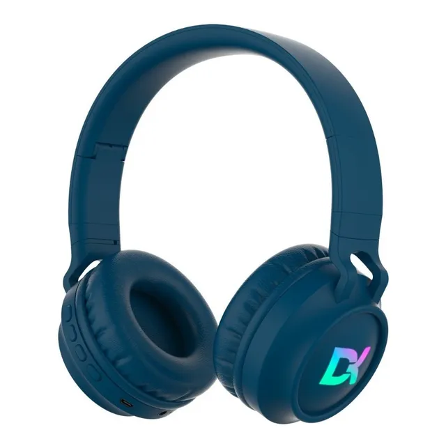 Auricular Bluetooth Dekkin 032 Vincha Inalambricos Azul Petroleo
