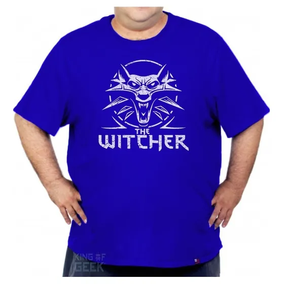 Camiseta The Witcher Geralt Plus Size Geek Série Game Geek
