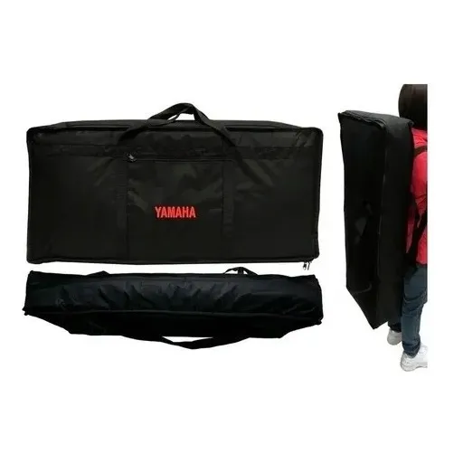Capa Bag Acolchoado P/ Teclado Yamaha 5/8 61 Teclas Com Alça