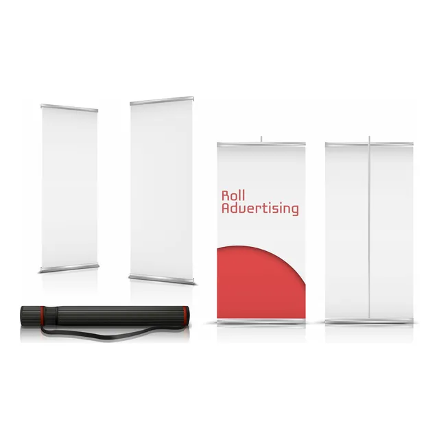 Soporte Roll Up Retráctil + Bolso De Transporte-08x200 Cm