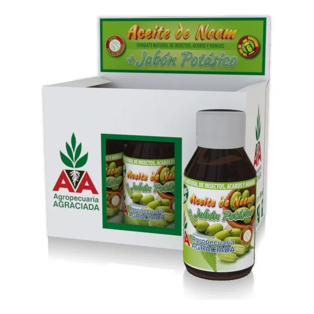 Aceite De Neem + Jabón Potásico A A X 100 Cc..