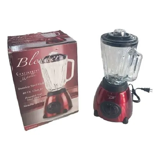 Licuadora Continental Vaso Vidrio 5 Vel 500w