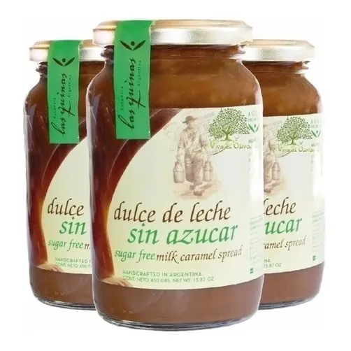 Dulce De Leche Organico S/azucar Las Quinas S/tacc X 420g