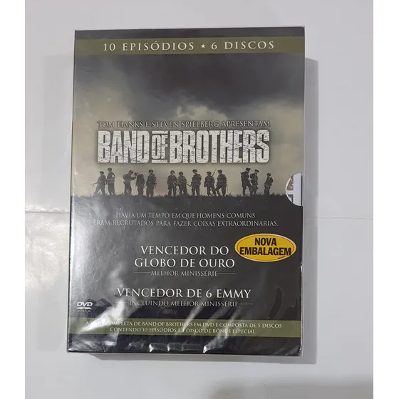 Band Of Brothers Box Dvd Lacrado Original Com 6 Discos