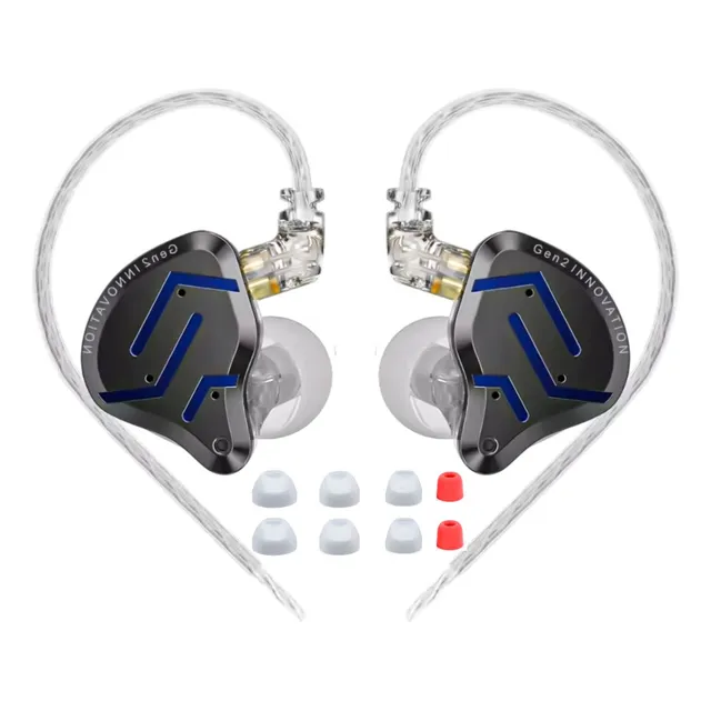 Audífonos Kz Zsn Pro 2 Monitores In-ear Hifi Gamer Microfono