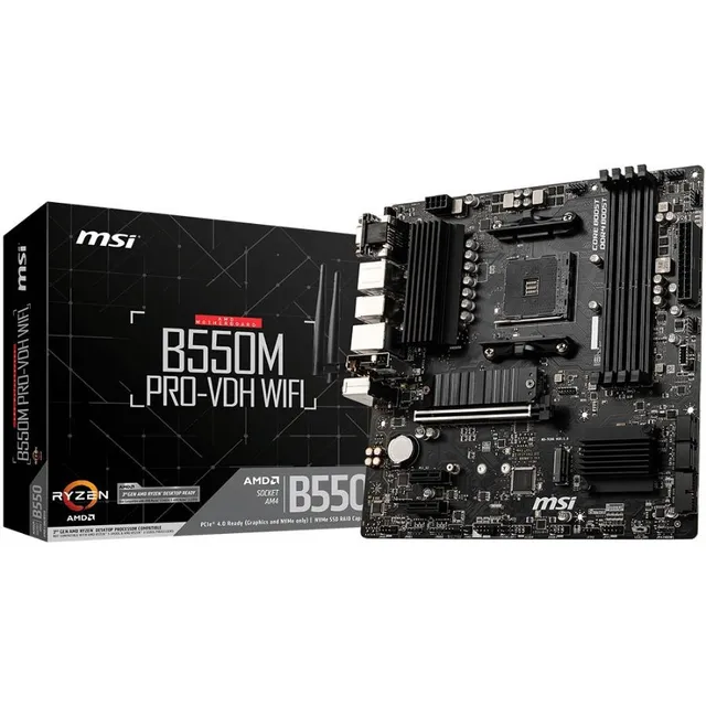 Mother Msi B550m Pro-vdh Wifi Ddr4 Am4