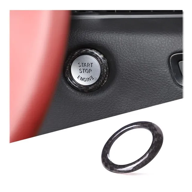 Anillo Arranque Fibra Carbono Real Para Toyota Supra Gr