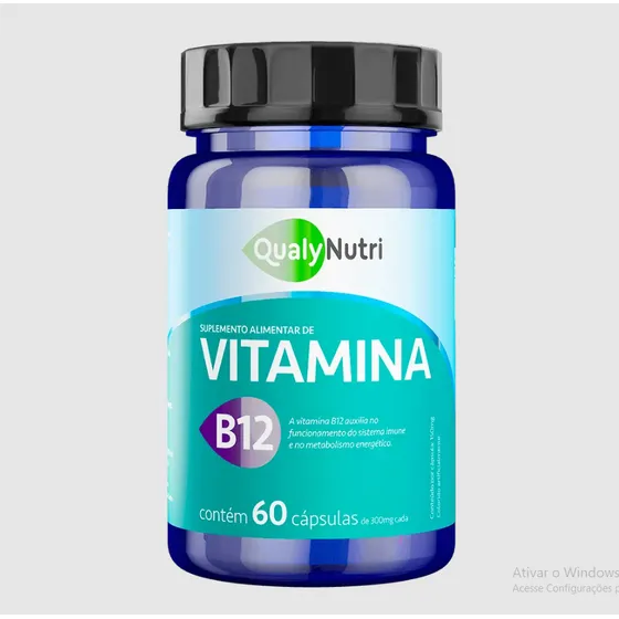 Vitamina B12 150mg 60cáps - Qualynutri