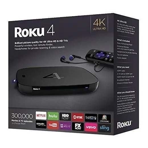 Reproductor Roku 4 Streaming Youtube Netflix 4k Nuevo Msi