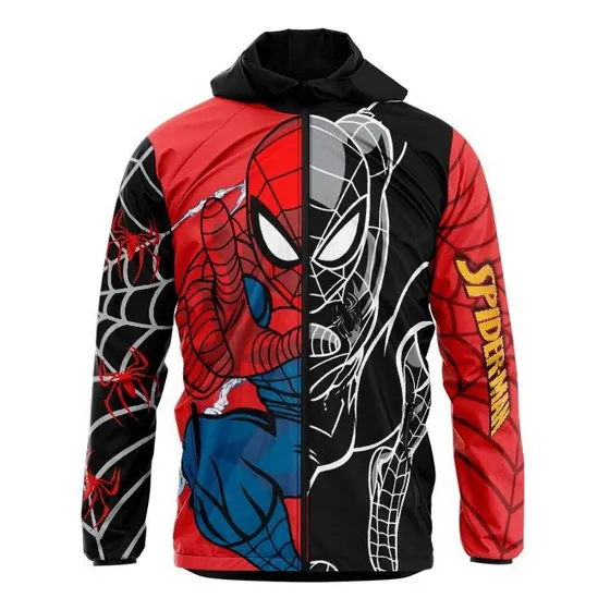 Chaqueta Antifluido De Spiderman Para Niños 