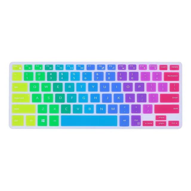 1 Protector De Teclado De Silicona Compatible Con Dell Inspi