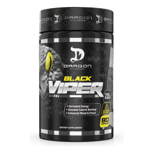 Black Viper Dragon Pharma 90 Cápsulas