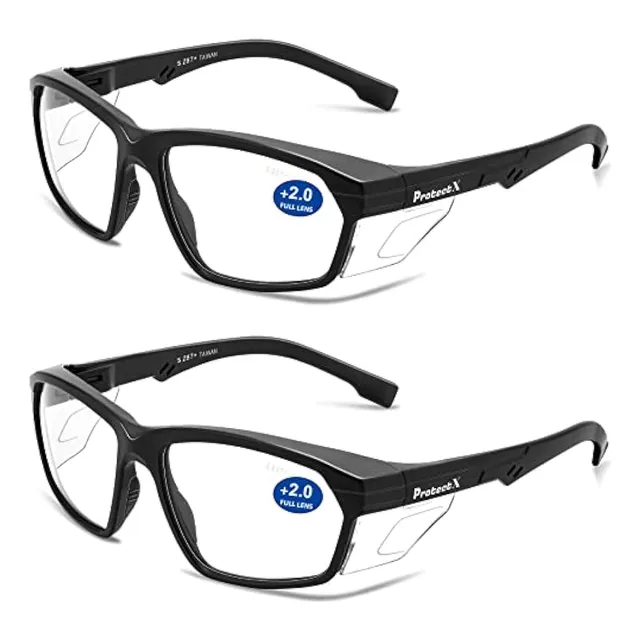 Protectx Anteojos De Seguridad Clásicos, Lentes
