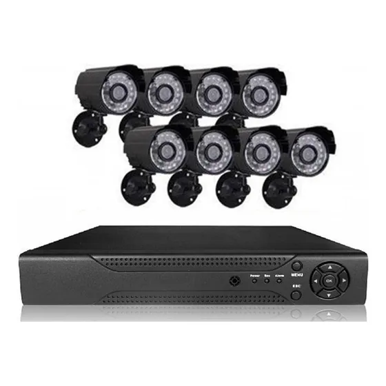 Cámaras De Seguridad 8 Unidades 