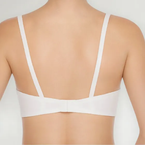 Corpiño Perlea Sin Aro Y  Sin Costura Lycra  34