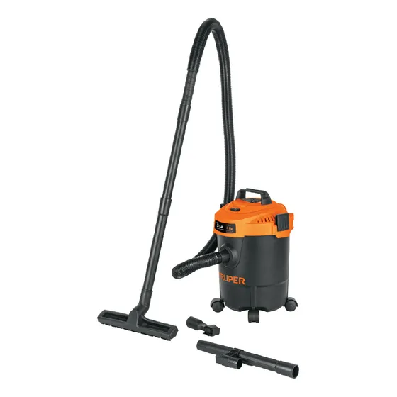 Aspiradora Seco-mojado 3 Gal 3 Hp 127 V Truper Asp-03n Negro