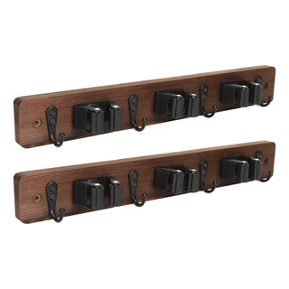 Soporte Para Fregonas De Pared, 2 Unidades, 3 Posiciones Y 4 Soporte Para Fregonas De Pared, 2 Unidades, 3 Posiciones Y 4