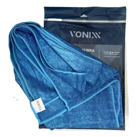 Super Toalha Secagem Automotiva Rápida 70x120cm 400 Vonixx Cor Azul