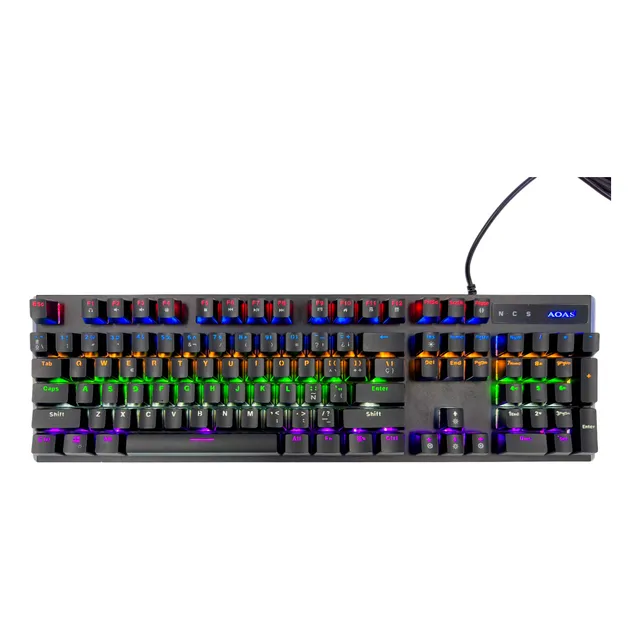 Teclado Mecánico Gamer Rgb Con Antighosting, Incluye La Ñ