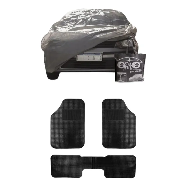 Cubre Coche Impermeable + Alfombra 3 Piezas Gol Power 3p