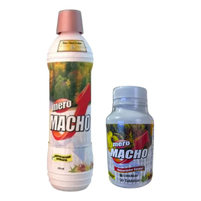 Pack Mero Macho 30 Tabletas + Liquido 500ml (potenciador)