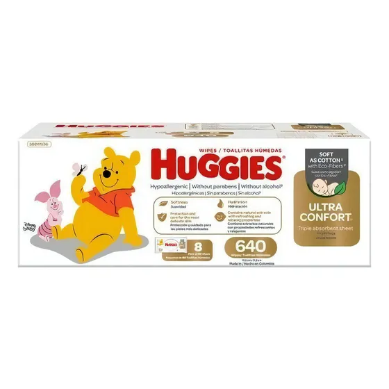 Toallas Huggies X 640 Unidades