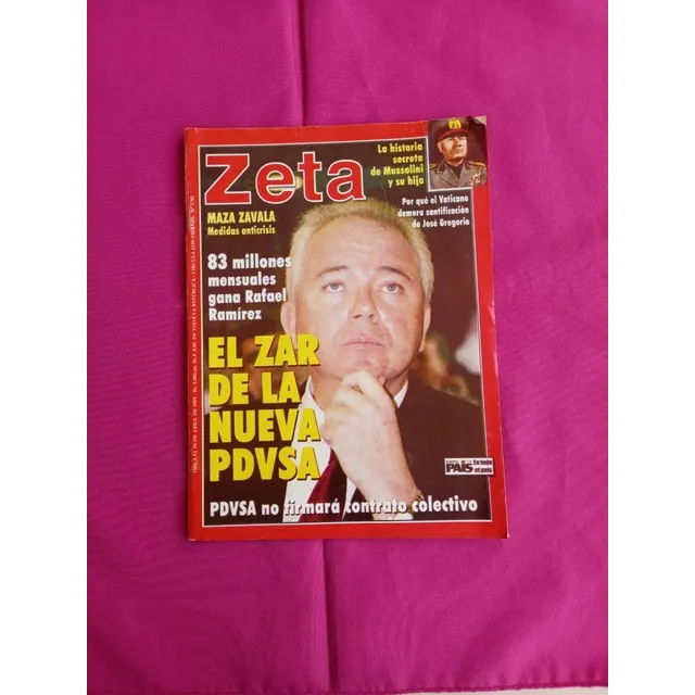 Revista Zeta 1701 - El Zar De La Nueva P D V S A 