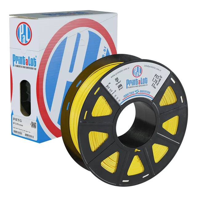 Filamento Para Impresoras 3d Petg X 1kg Full :: Printalot Color Amarillo Ø 1,75 mm