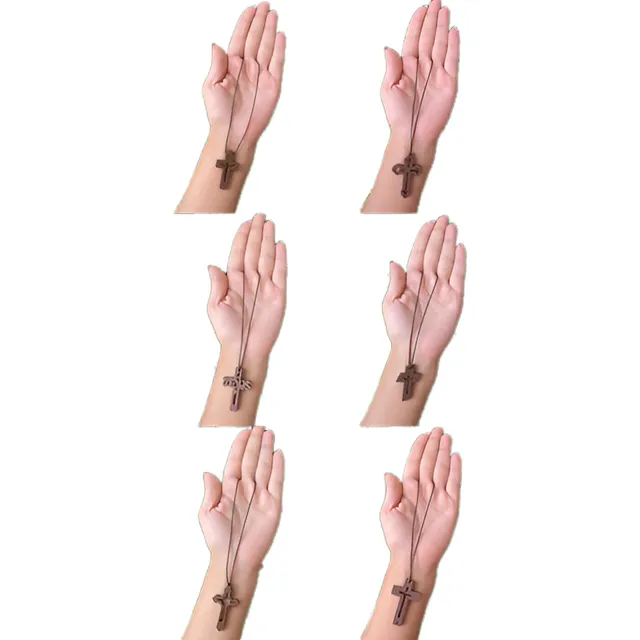 Cruz De Madera Guinda - Pack De 12 Unidades