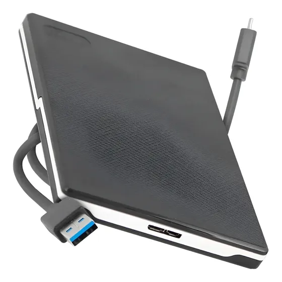 Disco Rígido Externo Knup 500GB USB 3.0 Preto Portátil