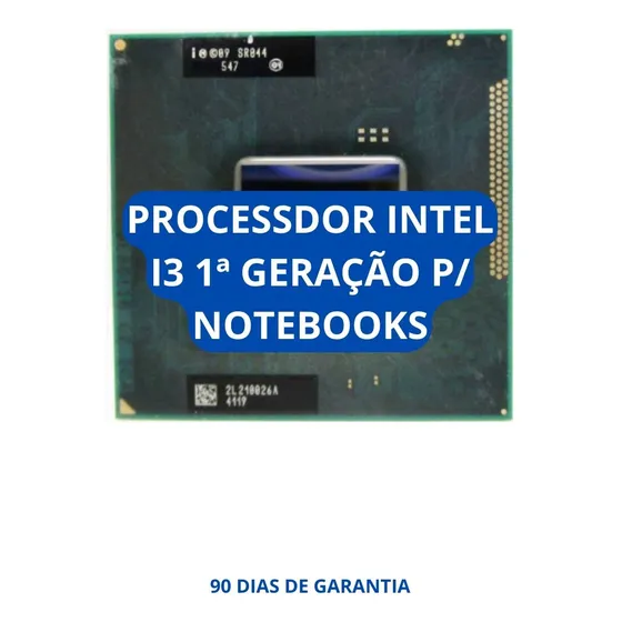 Processador De Notebook Intel I3 1ª Geração