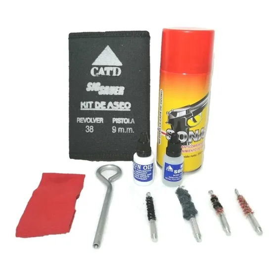 Kit De Limpieza Para Pistolas Revolver 38 9mm Traumat+ Zonax