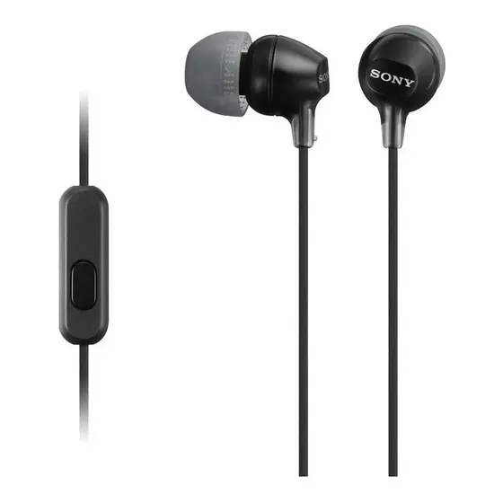 Sony Audífonos Internos Con Micrófono Mdr-ex15ap Color Negro | Cuotas sin interés