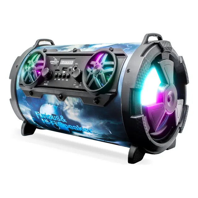 Caixa Som Portátil Bluetooth Canhão 30w Tws Mp3 Fm Aux P10