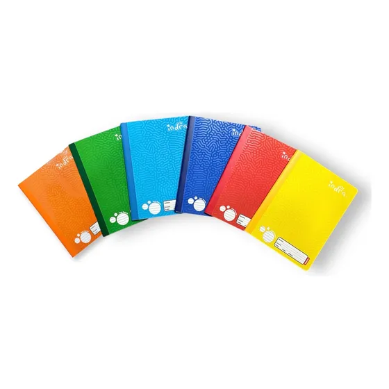 Libreta Costurada Profesional Indra 6 Piezas