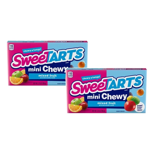 2 Pack Dulces Sweetarts Mini Chewy Mixed Fruit 106g C/u Usa